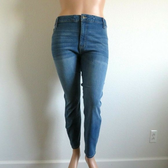 TUMMY CONTROL Ava & Viv Jeans Women's Plus Size 26W Jeggings NWT - Picture 5 of 7